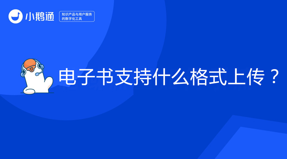 电子书支持什么格式上传？